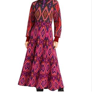 FARM Rio Multicolor Geometric Maxi Dress